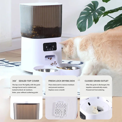 Pet Smart Feeder App Two-Way Video Language Translator