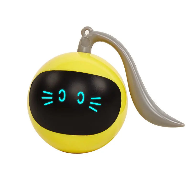 Smart Cat Toy USB Rechargeable Kitten Automatic Ball Toys Electric Jumping Ball Self Rotating Toys for Cat Kitten Dog Puppy Kids