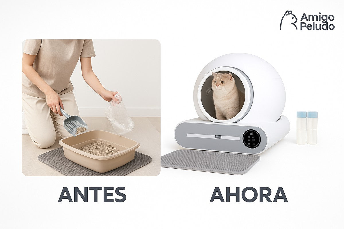 Arenero Inteligente 65L Amigo Peludo | Autolimpiante por App
